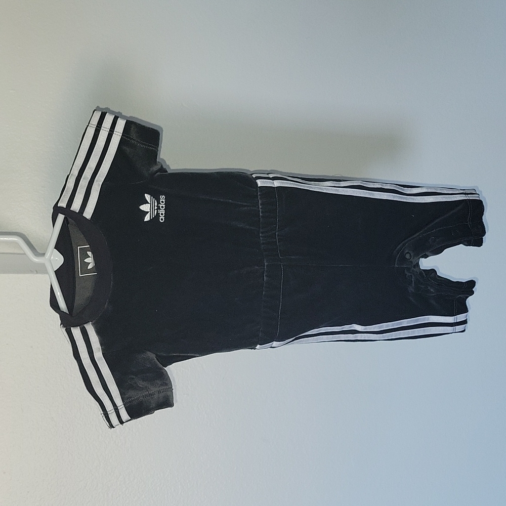 Adidas infant Velour jumpsuit